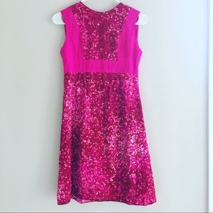 Homemade bright pink 60’s inspired dress